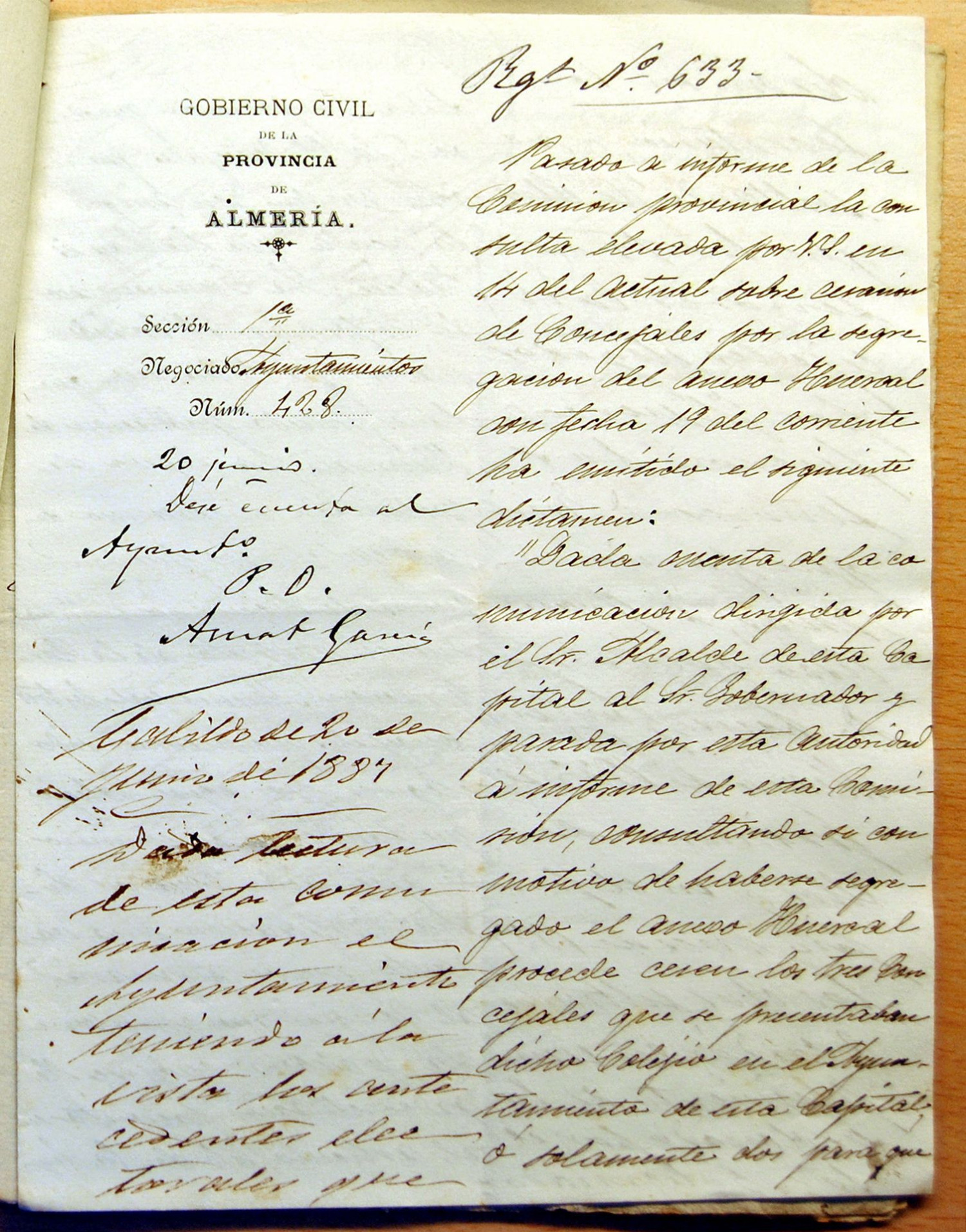 Constitución definitiva del Ayuntamiento de Huércal