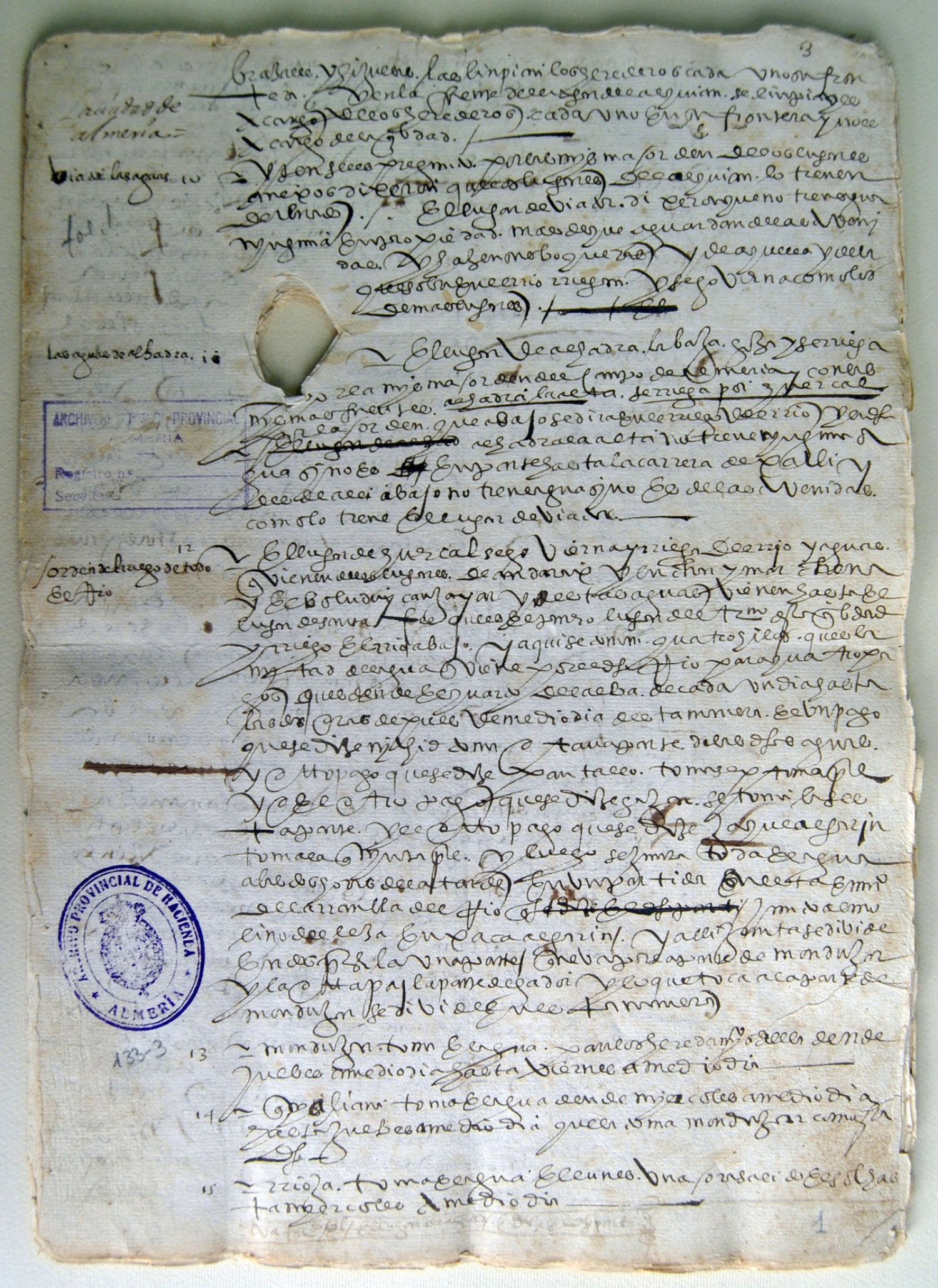 Huércal de Almería en el Libro de Apeos y Repartimiento de Almería