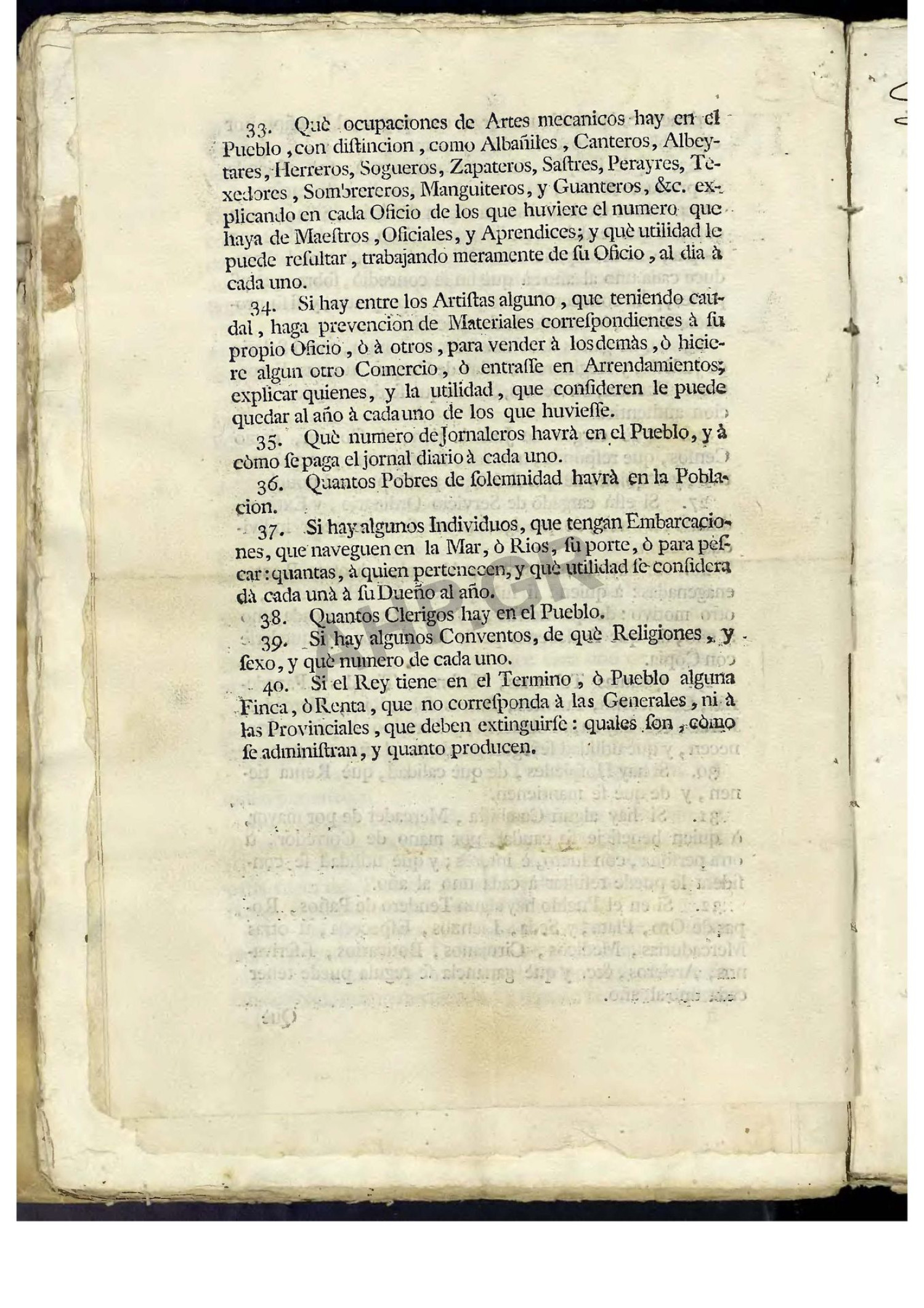 Huércal en el Catastro del Marqués de la Ensenada