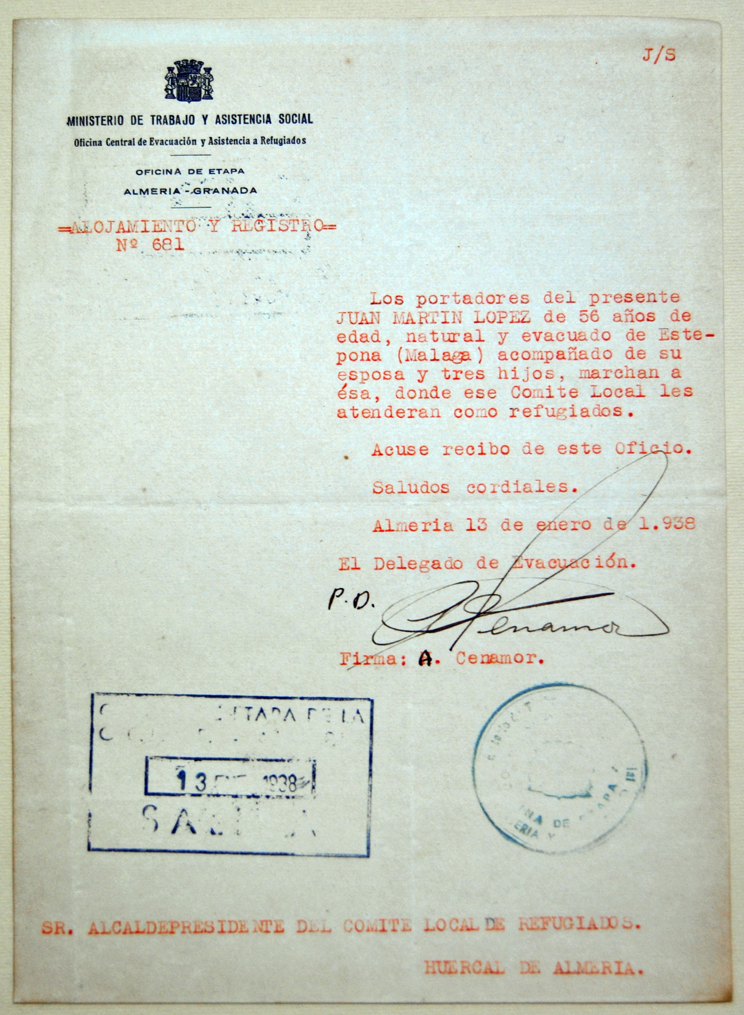 Alojamiento de refugiados de Málaga