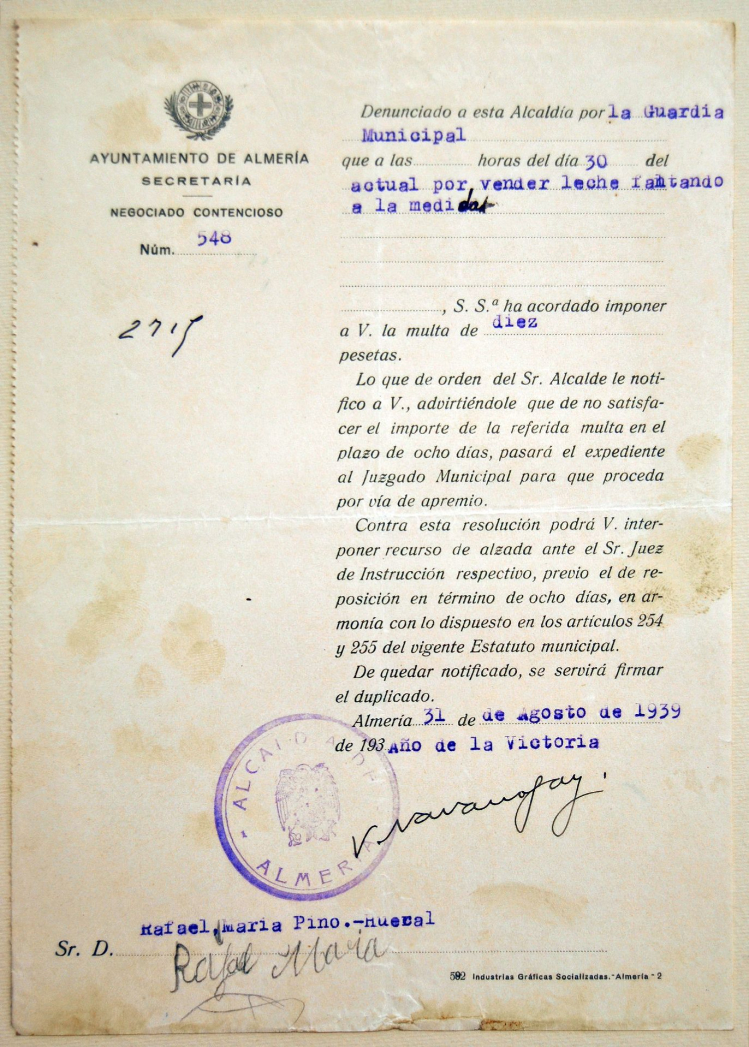 Los riesgos de ir a Almería