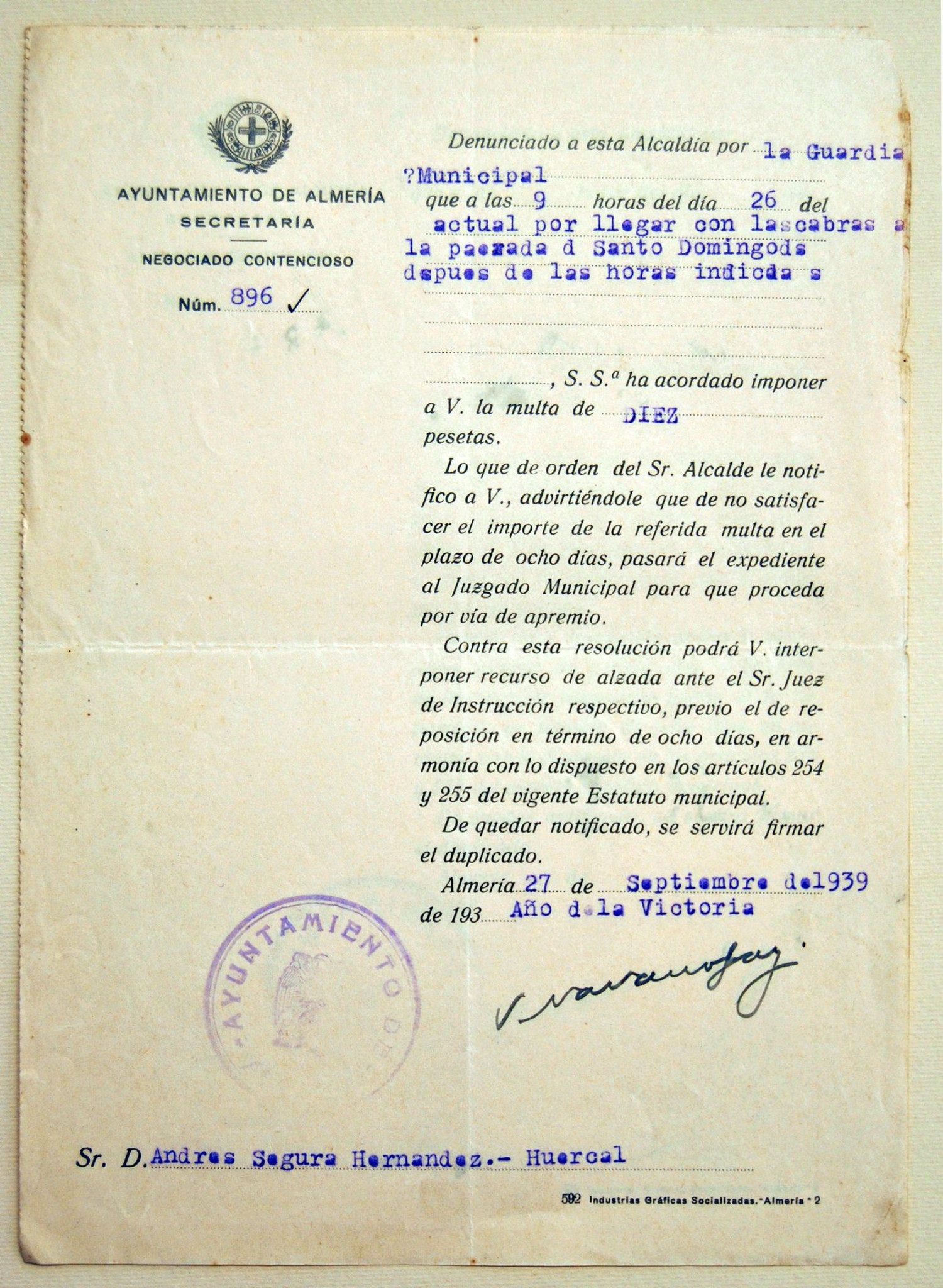 Los riesgos de ir a Almería