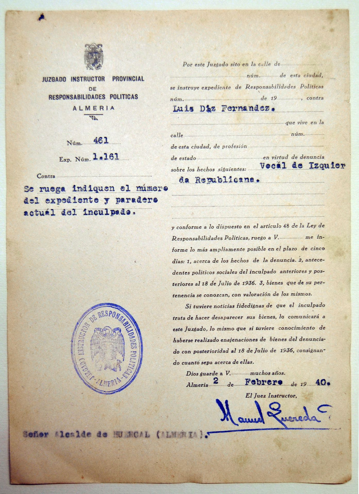 Represaliados de Huércal