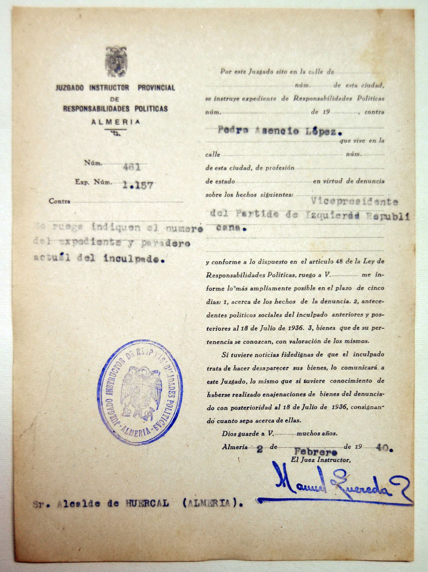 Represaliados de Huércal