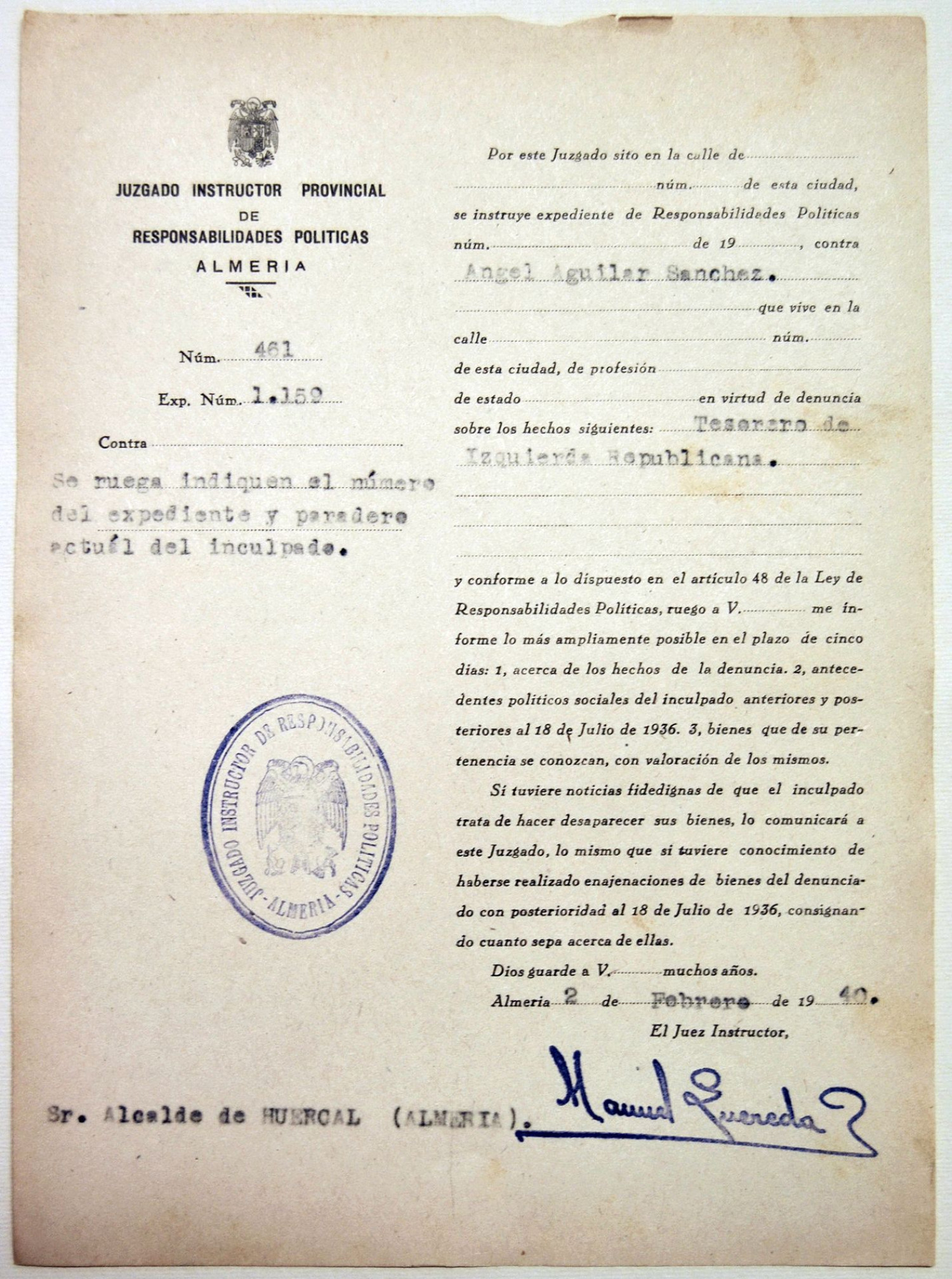 Represaliados de Huércal