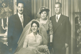 Boda de José y Carmela. 1956