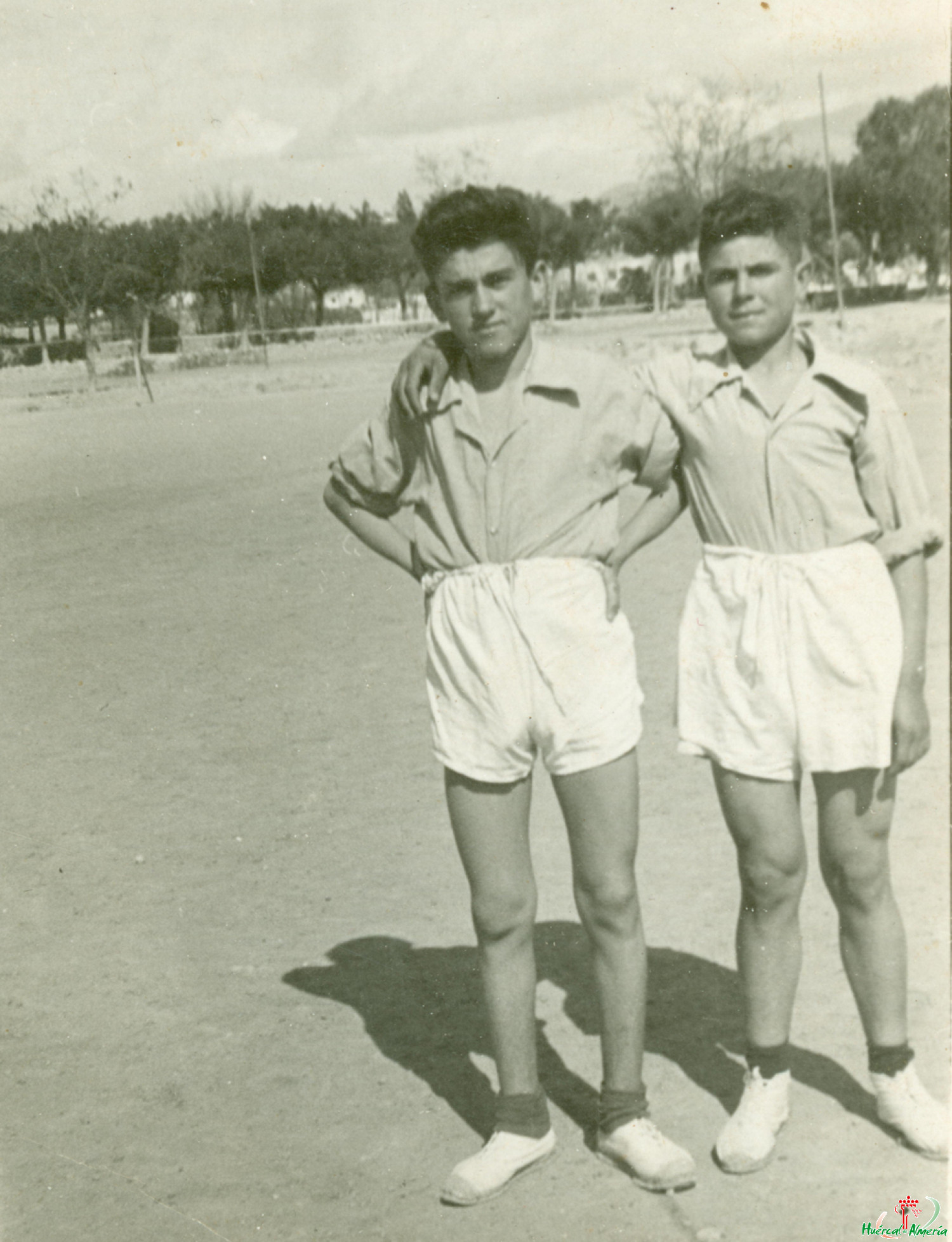 Jugadores de la Agrupación Deportiva Huércal. 1952