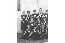 Niñas de las Escuelas Parroquiales (Maestra Antonia Berenguel). 1950/1959