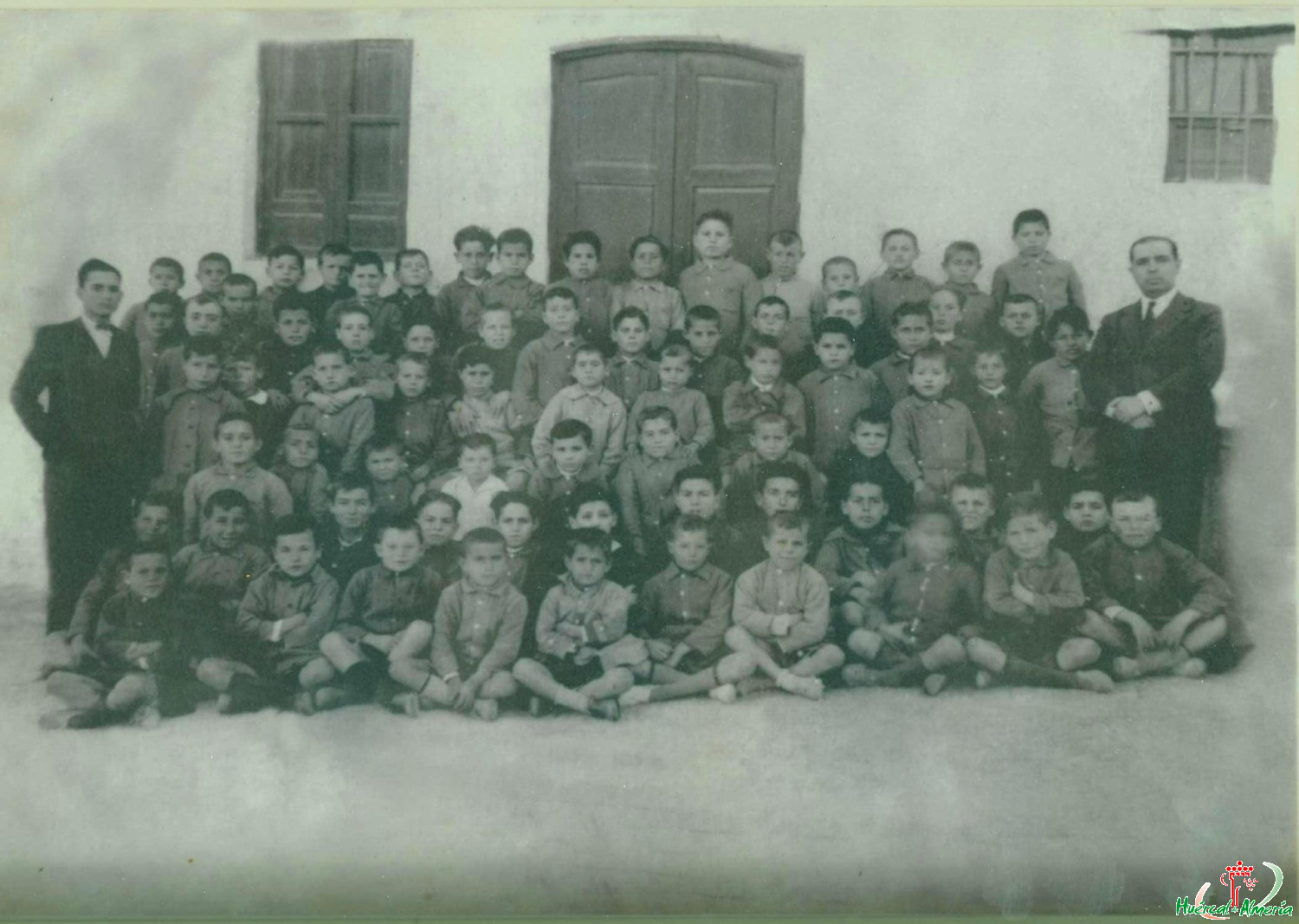 Grupo escolar. Escuela en C/ Las Palmeras. 1920