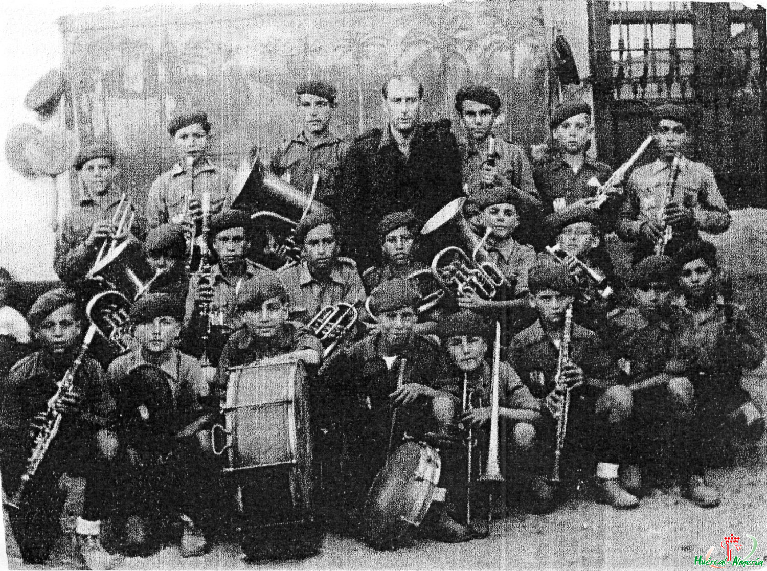Banda municipal de música. 1945