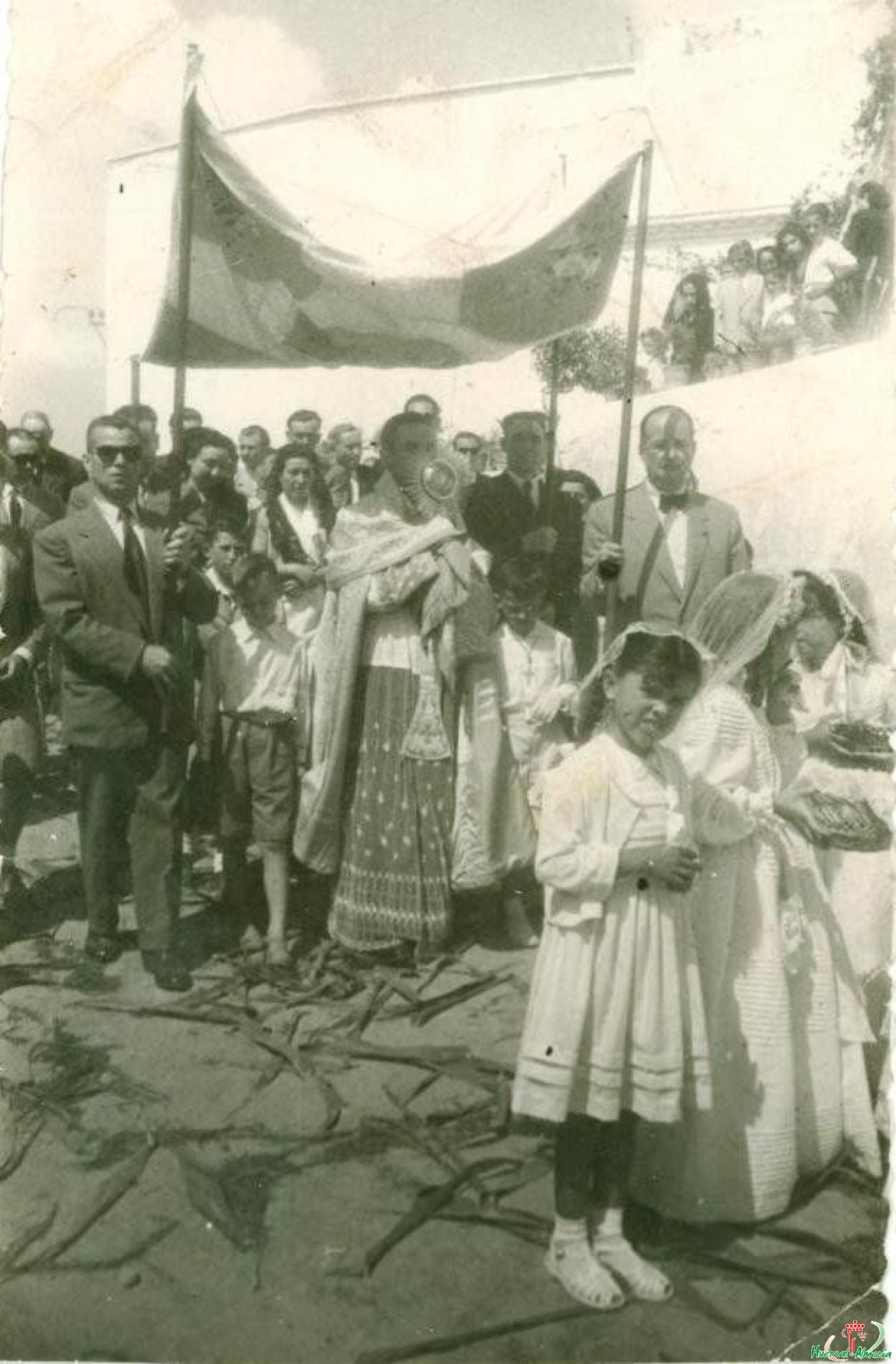 Procesión del día del Corpus.1954