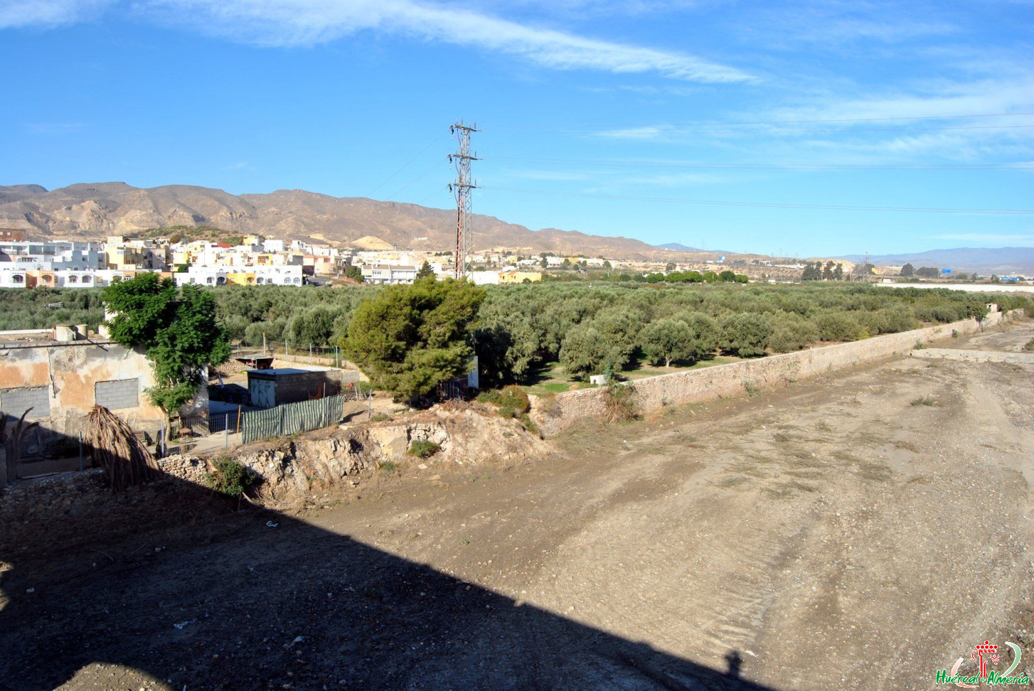 El río Andarax en Huércal de Almería